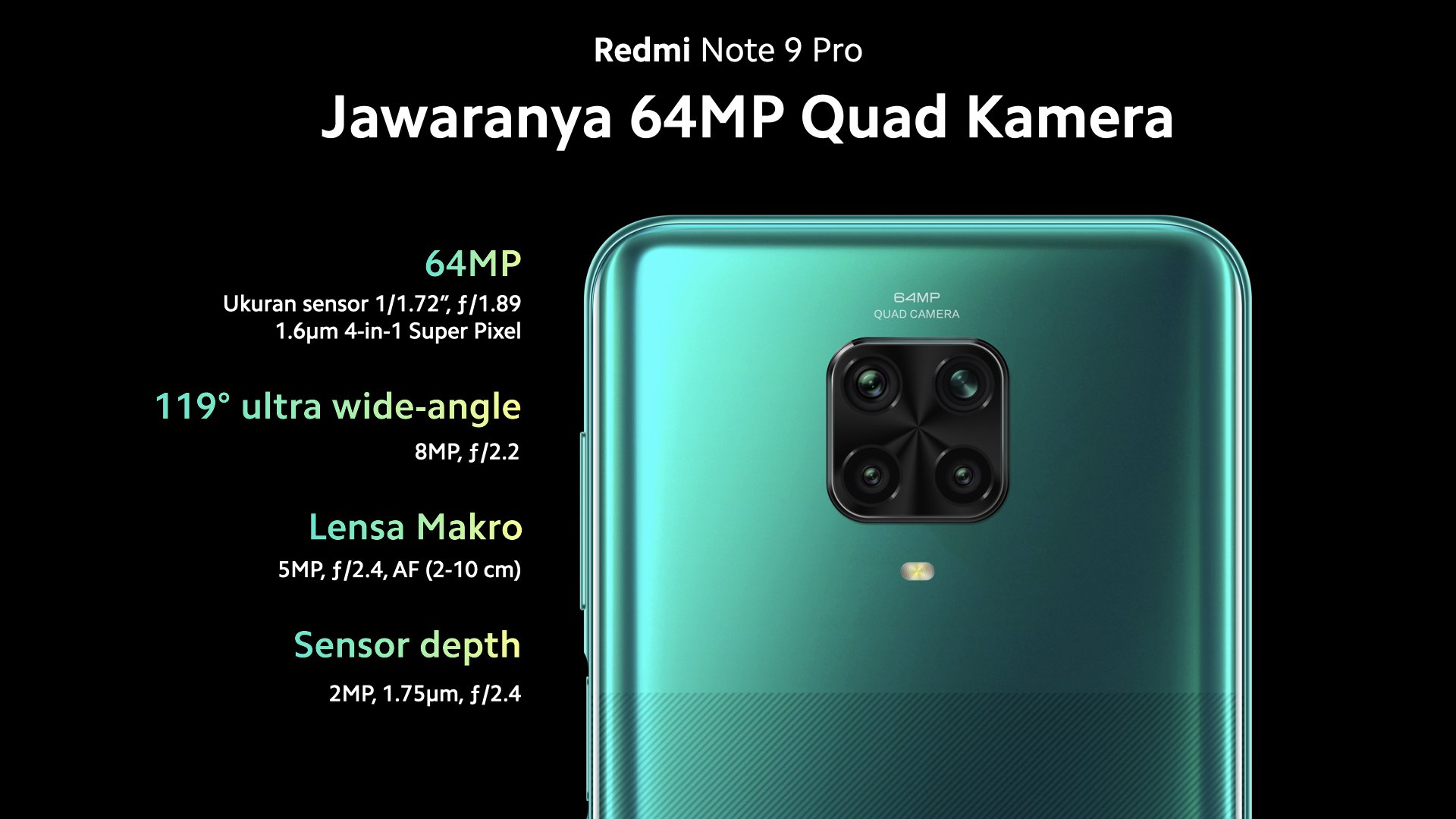Kamera Redmi Note 9 Pro, Harga dan Spesifikasi Redmi Note 9 Pro