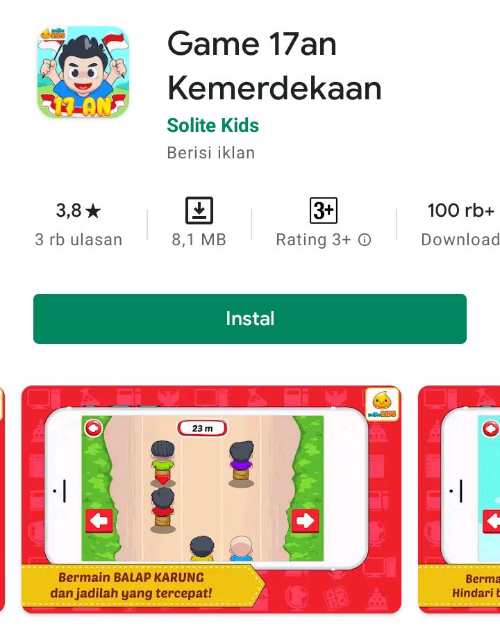 Game android HUT RI