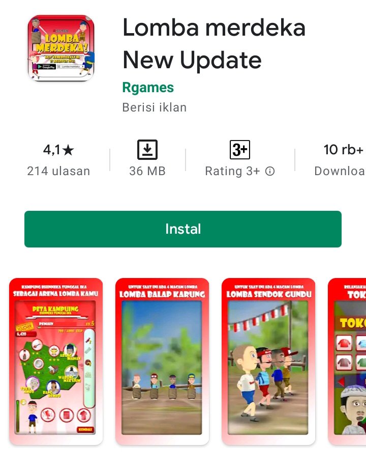 Game android HUT RI