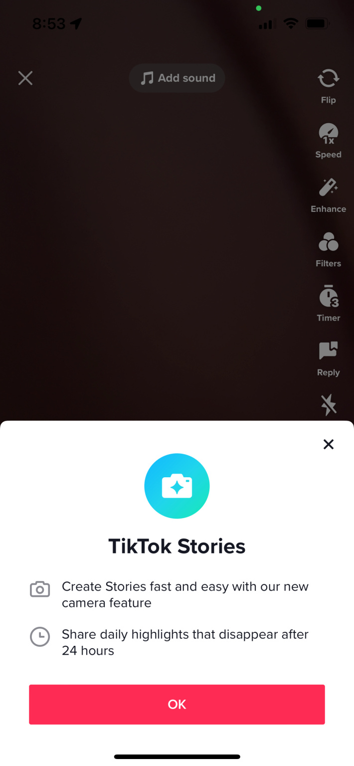 Fitur TikTok Stories 