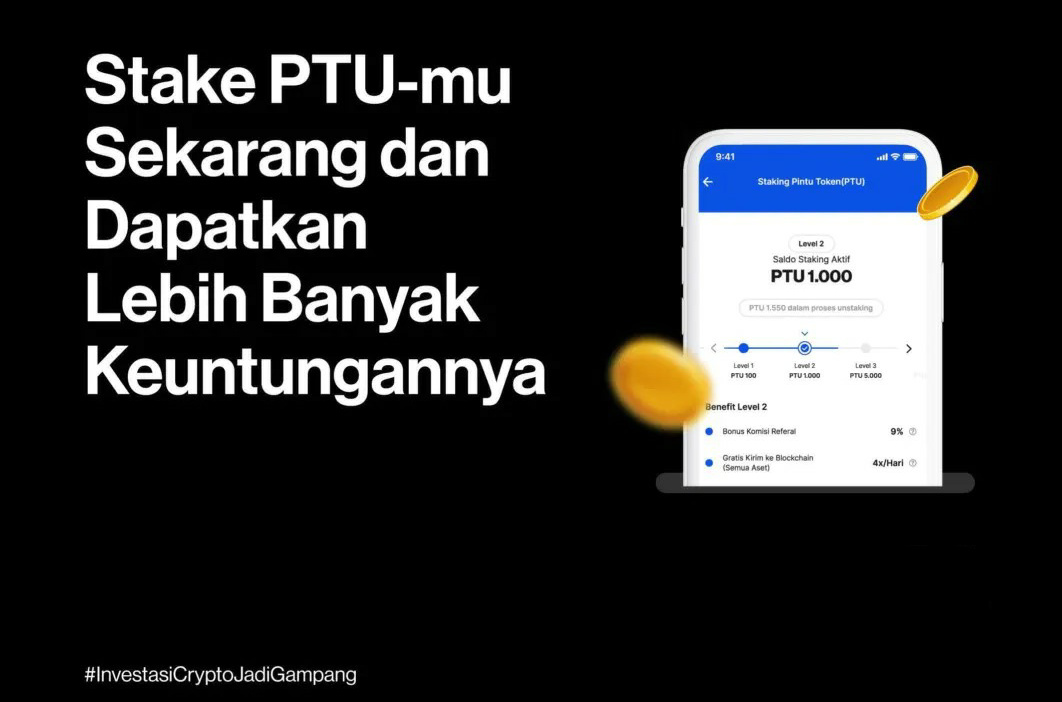 PINTU Tambah Benefit di Fitur PTU Staking – Techbiz.ID