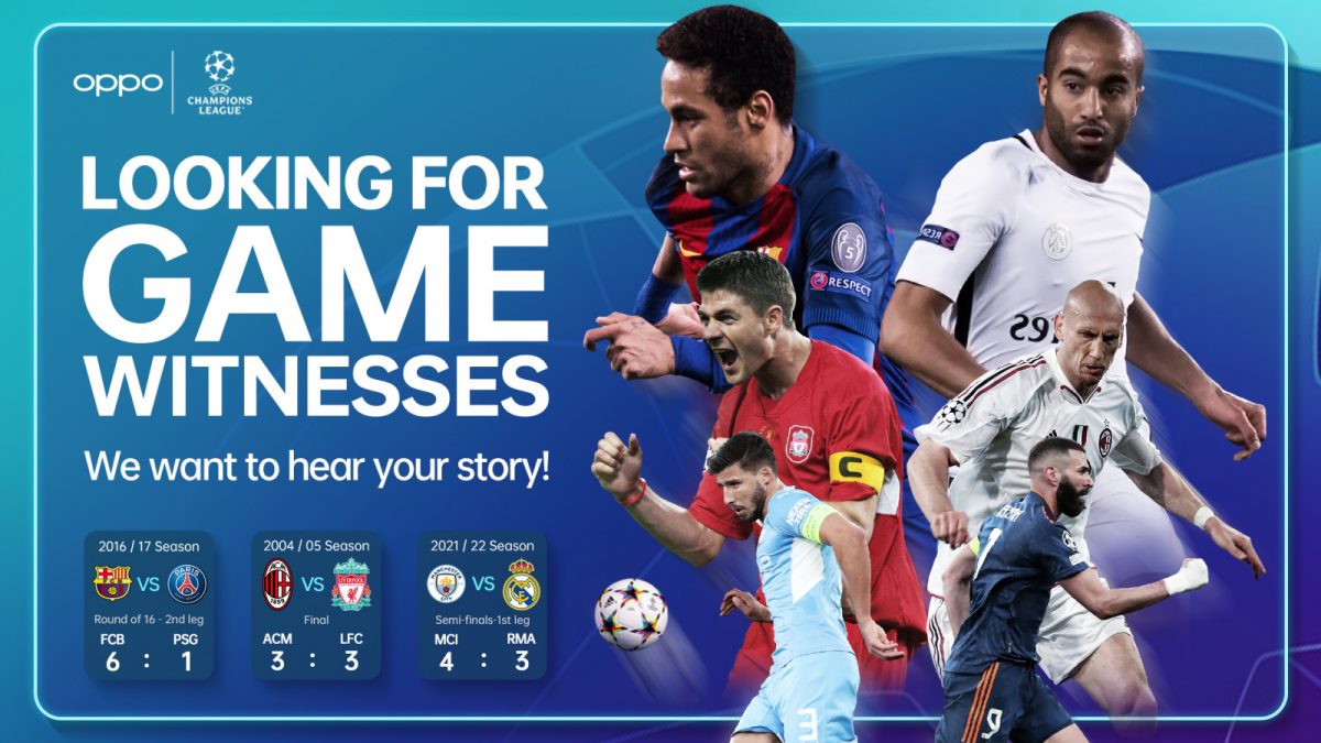 OPPO Gelar Kampanye Inspirational Games untuk Pecinta Sepakbola