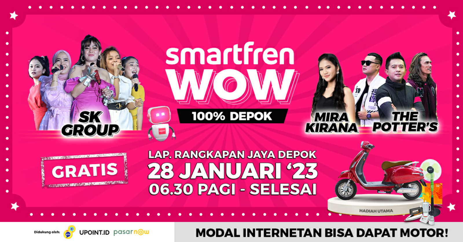 Smartfren WOW 100% untuk Indonesia Dorong Pertumbuhan UMKM