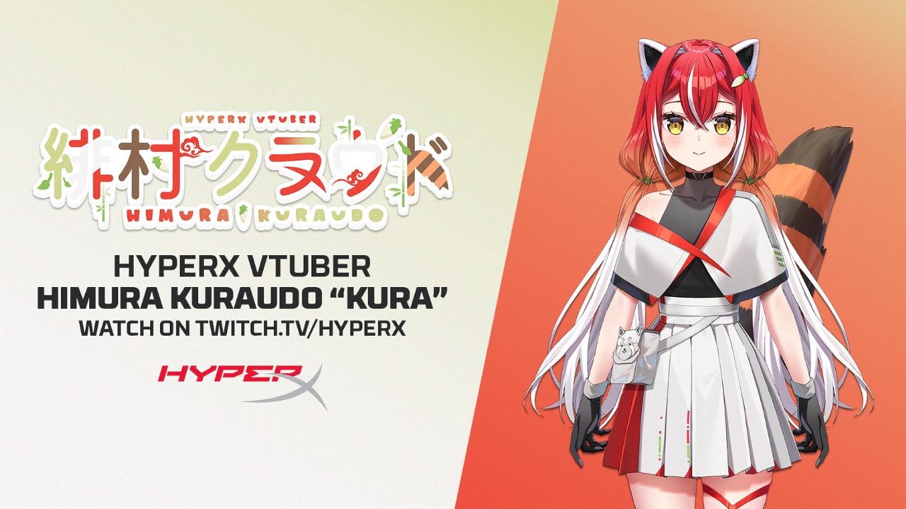 HyperX Perkenalkan VTuber Pertama HyperX Himura Kuraudo Untuk Streaming di Channel Gaming Twitch 