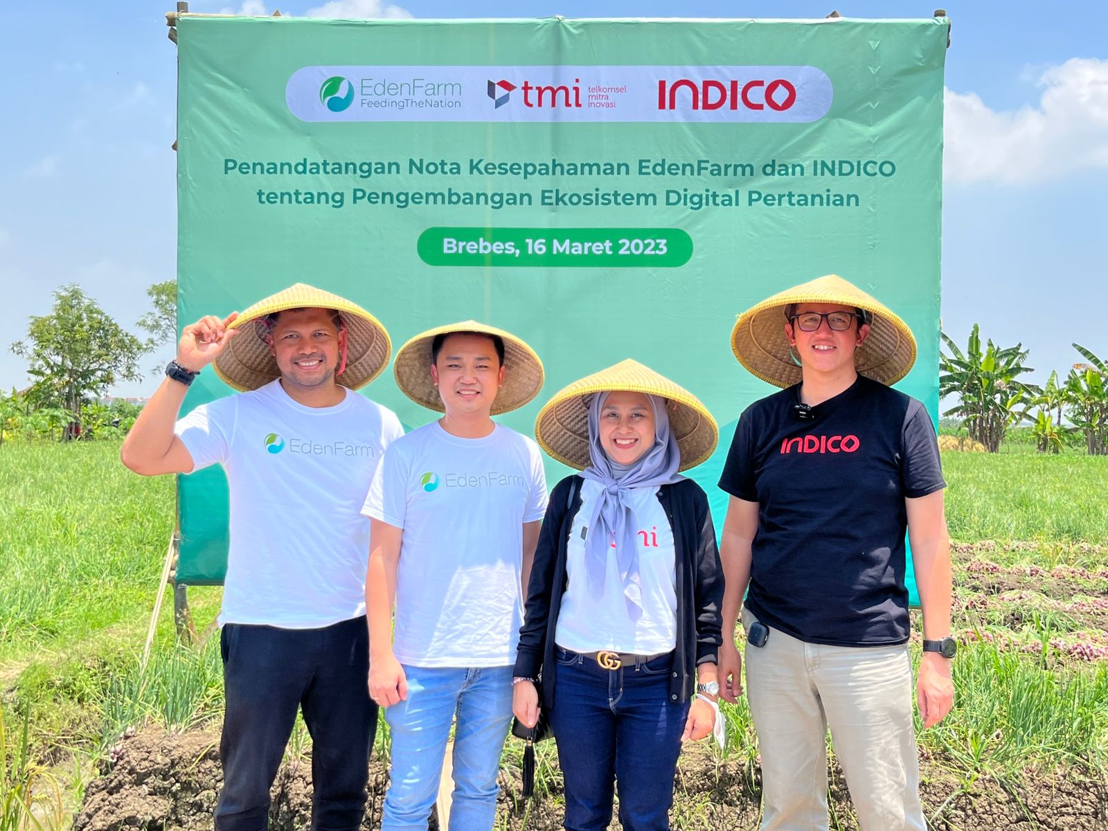 EdenFarm Kolaborasi dengan INDICO Terapkan Digitalisasi Teknologi Pertanian